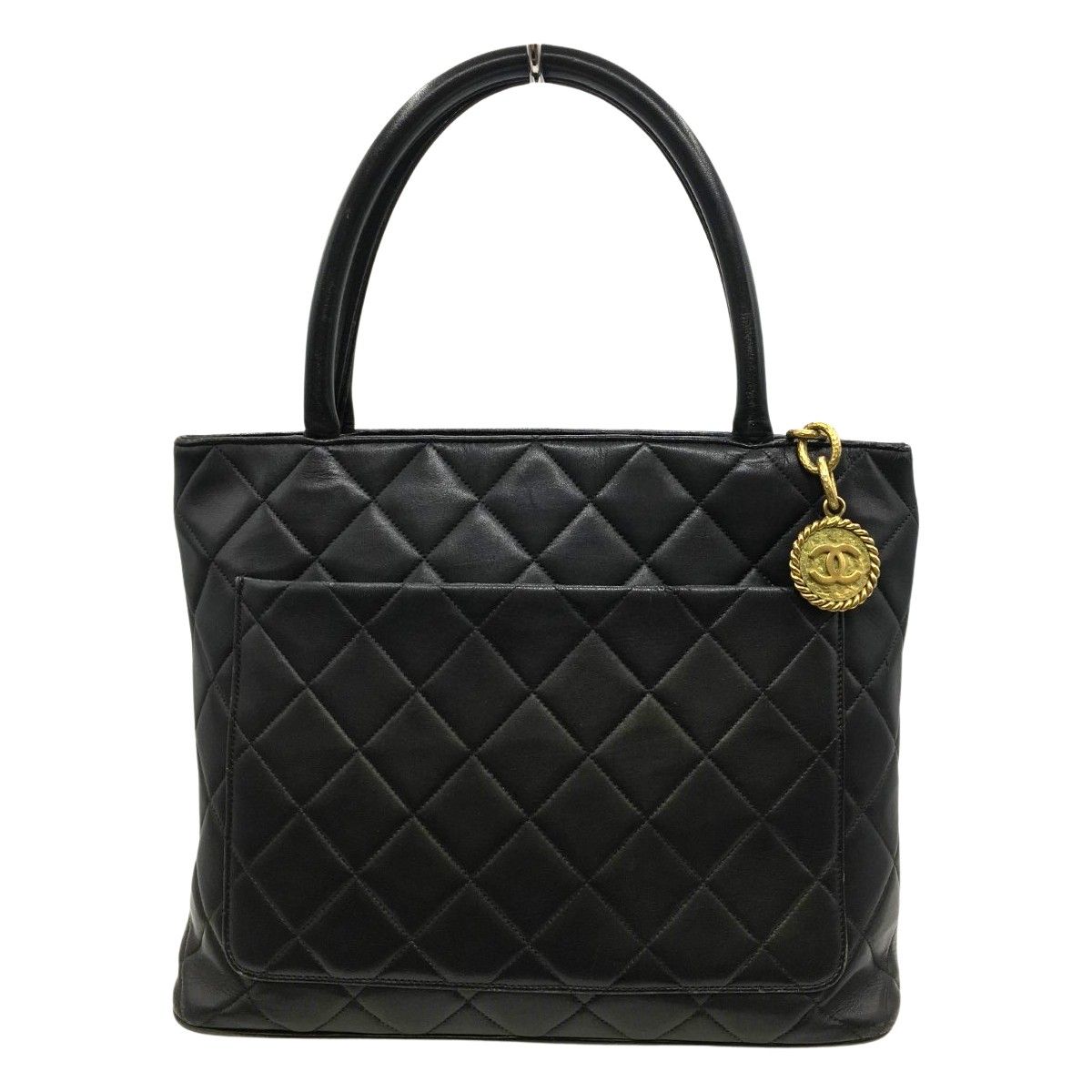 Chanel Matelasse Reproduction Tote Lambskin Black
