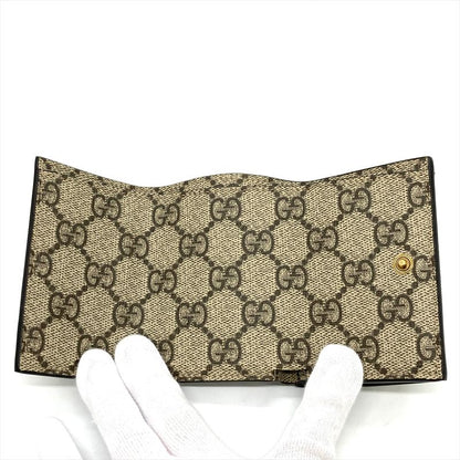 Gucci X Balenciaga Collaboration Compact Wallet Trifold Wallet GG Supreme