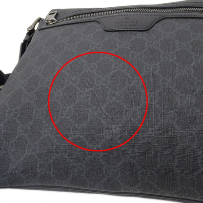 Gucci Bag Men's Brand Shoulder Bag GG Supreme Black 322279 Black Crossbody