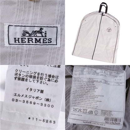 Hermes Jacket 21SS Tailored Stripe Sheer