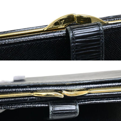 Louis Vuitton Wallet Folded Long Continental Viennois Epi Black M63252 05fb089