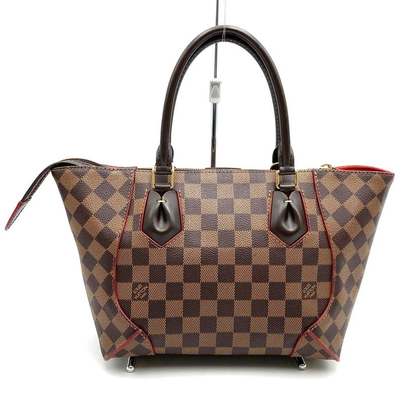 Louis Vuitton N41551 Caissa Tote PM Handbag Brown Damier Canvas