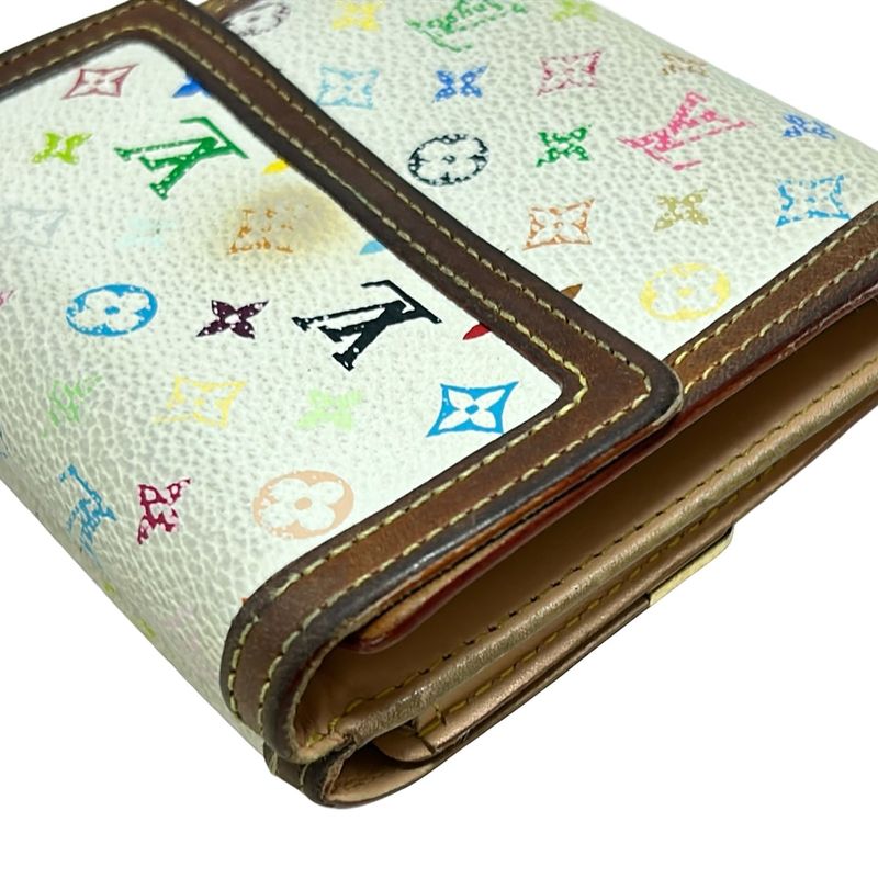 Louis Vuitton W Hook Wallet Monogram Multicolor Porte Monnivier Carte Cles Di