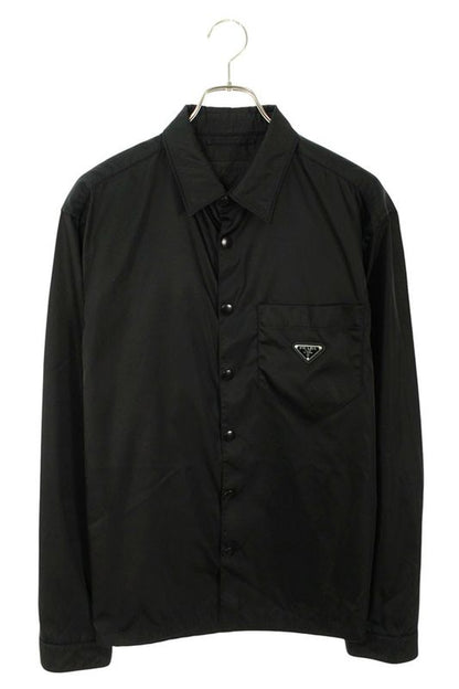 Prada Sc514 S202 1WQ8 Re-nylon Nylon Triangle Plate Shirt Blouson Men's L