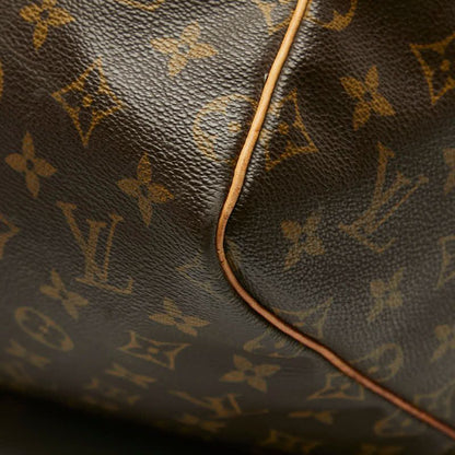 Louis Vuitton Monogram Keepall 55 Boston Bag Travel Bag M41424 Brown PVC