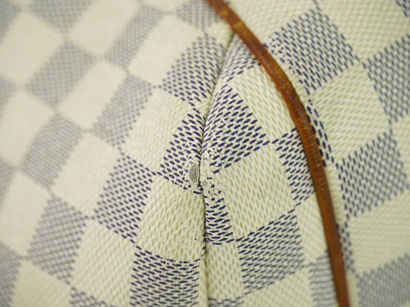 Authentic Louis Vuitton LV Old Shape Totally MM Damier Azure Shoulder Bag Tote