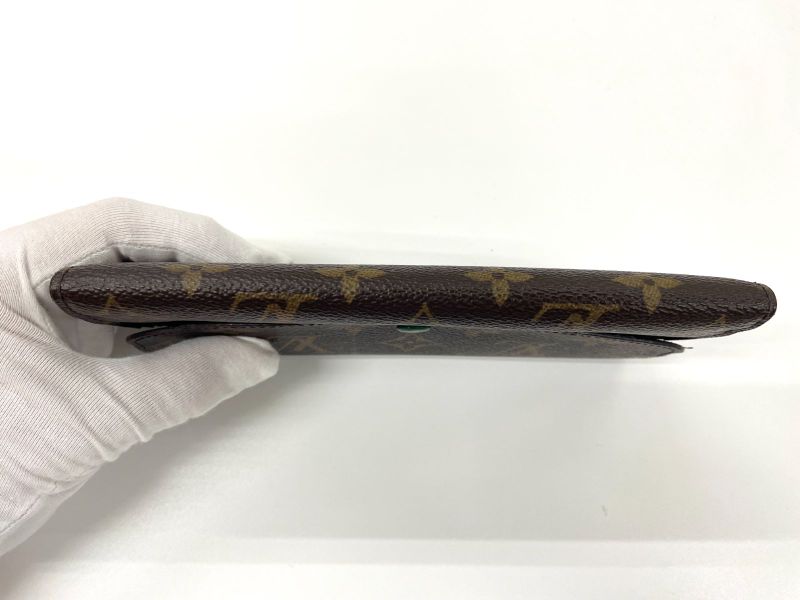 Louis Vuitton Monogram Portefeuille Emilie Zipper Long Wallet M60137 Brown And