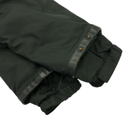 Prada Zip-Up Nylon Jacket with Wool Liner Blouson Black S