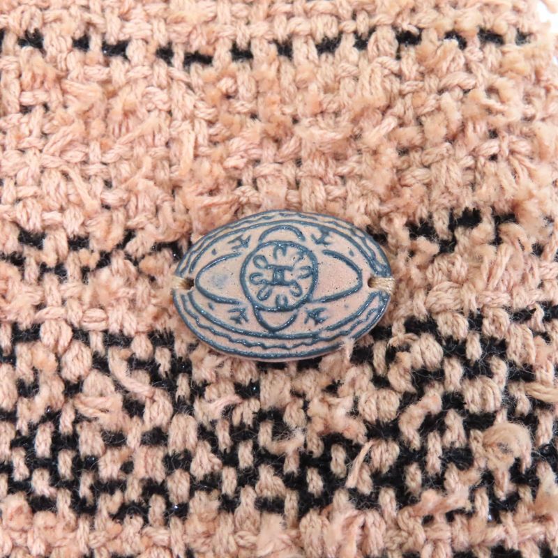 CHANEL P57978 100% Silk Lined V-neck With Coco Hardware French Sleeve Knee-lengt