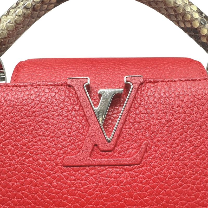 1818 Louis Vuitton N92039 Capucines BB Handbag Shoulder Bag Taurillon Leather