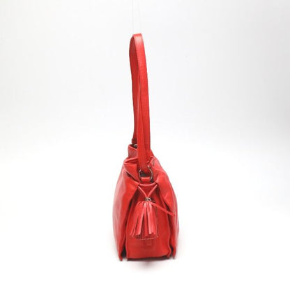 Loewe 380 82 E17 Leather 2-Way Tassel Shoulder Bag