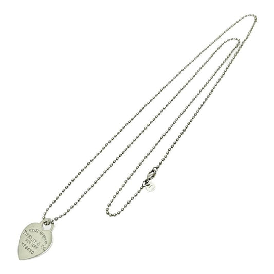 Tiffany & Co Silver Return to Heart Tag Necklace 22.1g 925 Engraved 390285