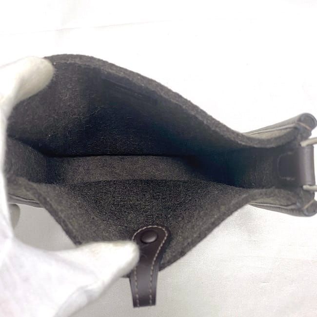 Hermes Shoulder Bag Evelyn TPM F21149 Gray