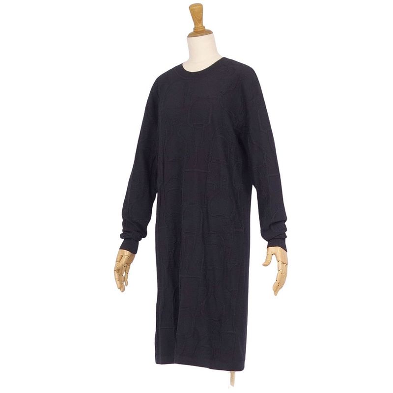 Hermes 20AW Knit Dress Sweater Long Sleeves Total