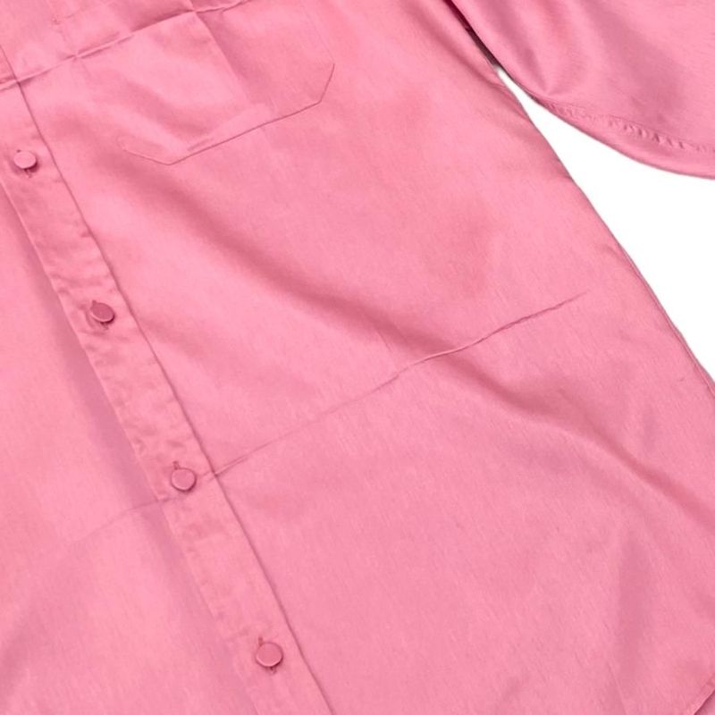Gucci Long Sleeve Acetate Cotton Shirt 723821 Zac30 46 Size Pink Gucci