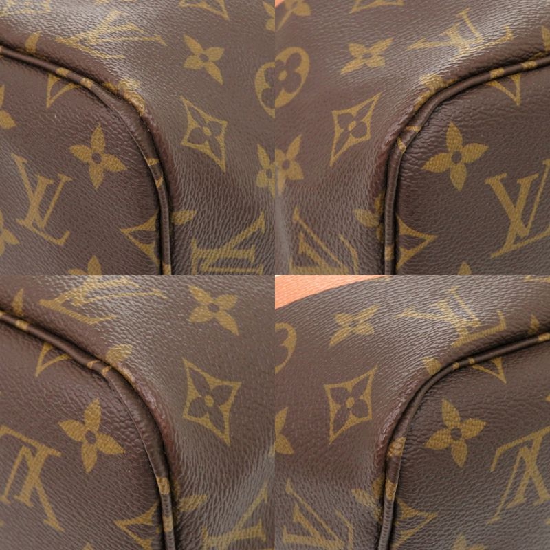 Louis Vuitton Current Neverfull MM Mon Monogram P01926 Tote Bag Camel Quartz LV