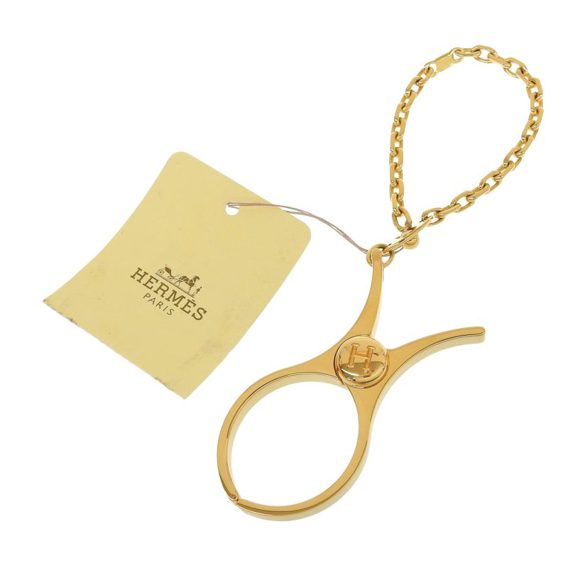 Hermes Filou H Logo Glove Holder Glove Holder Charm Key Holder Gold With Box
