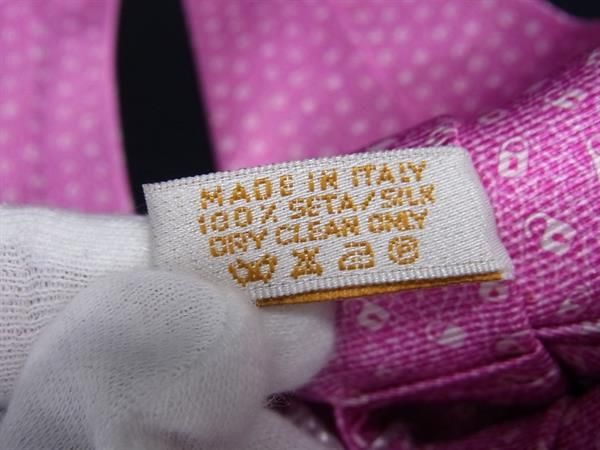 Bvlgari 100% Silk All-over Pattern Tie Business Men's Pink Bp4045