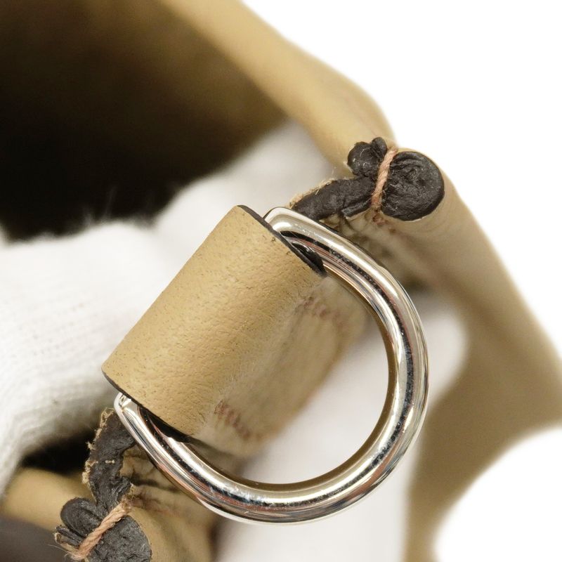 Hermes Shoulder Bag Evelyn TPM Taurillon Cles Mance Beige Marfa Silver Hardware