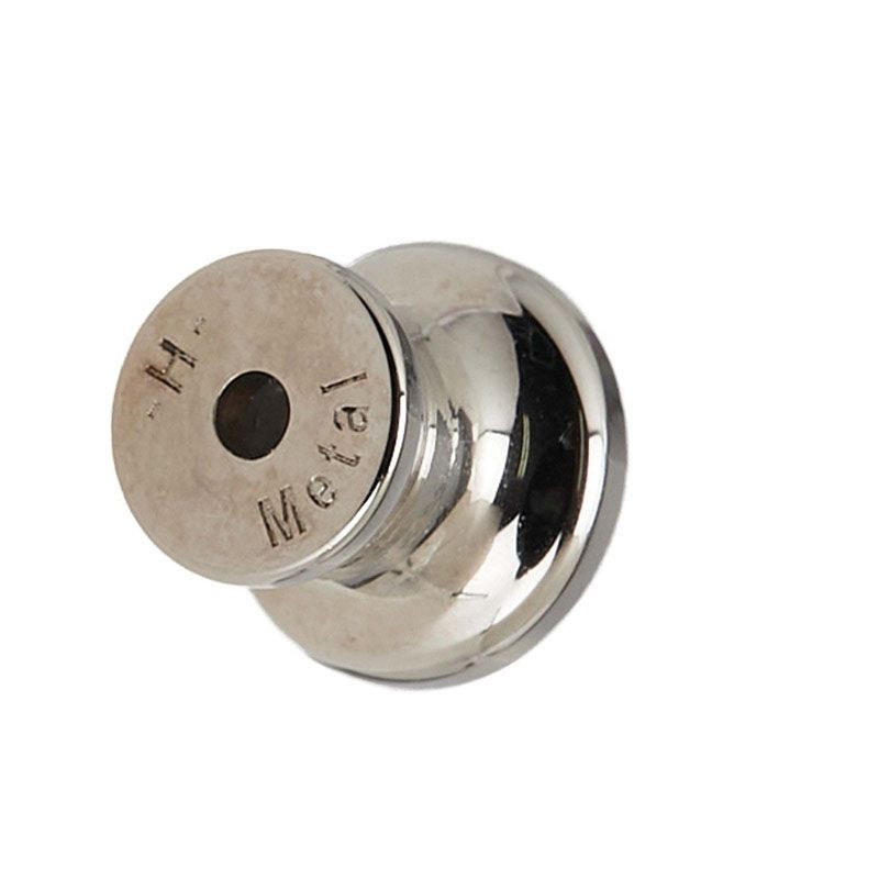 Hermes ISM Stud Brown Pink Silver Hardware Buffalo Horn Metal Women Hermes