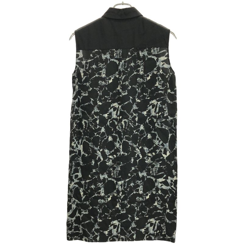 Balenciaga Rayon Sleeveless Shirt Dress 342823 Tma04 Black 36