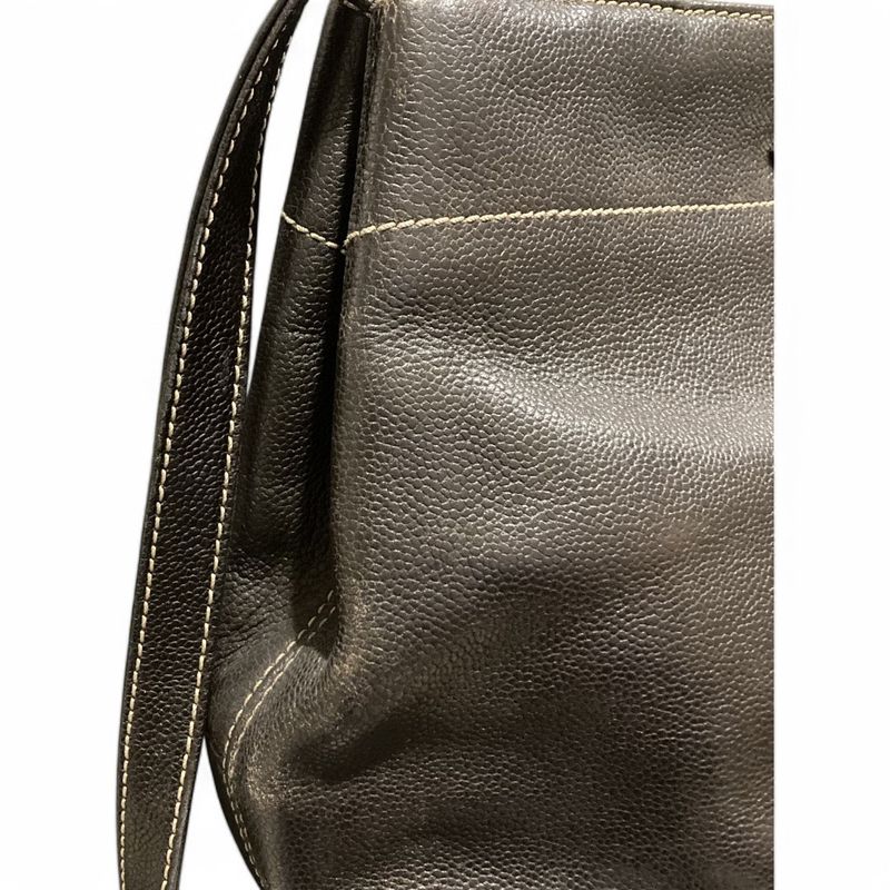 Chanel ⑤ 7065534 2001's Caviar Skin 2wayleather Bag Ladies Brown -