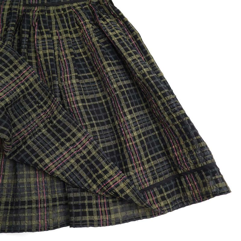 Louis Vuitton 10aw Check Sheer Short Sleeve Dress Wrdr22tap Mix 34