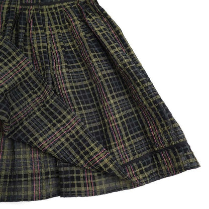 Louis Vuitton 10aw Check Sheer Short Sleeve Dress Wrdr22tap Mix 34