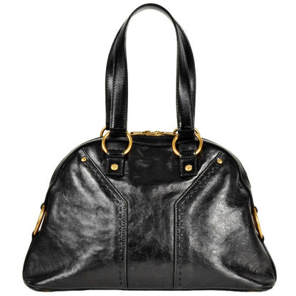 Saint Laurent Handbag Leather 156464 Black Rive Gauche YSL Tote Bag Women