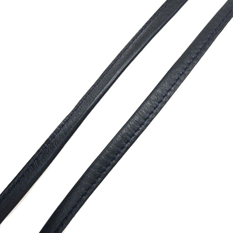 Christian DIOR Shoulder Bag Logo PVC Navy 61ka840