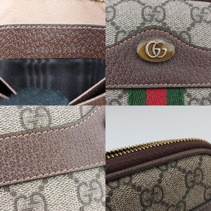 Gucci Ophidia Brown X Green X Red PVC Coated Canvas X Leather 519308