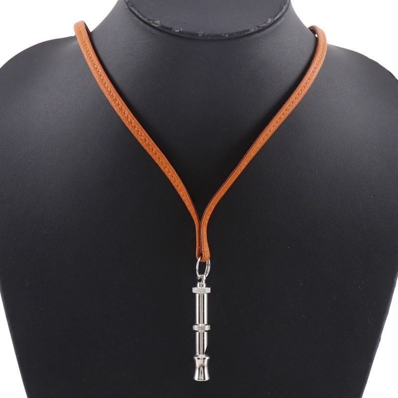 Hermes Siffre Ultrasonic Whistle Courchevel X Metal Orange/silver Ladies 20g