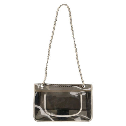 Chanel Heart Coco Mark Clear Chain Shoulder Bag Women