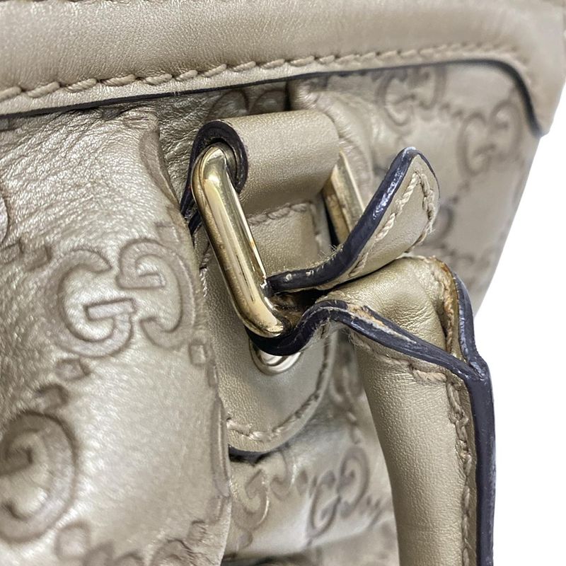 Gucci Handbag Sookie/shima Line 247902 Gold Leather