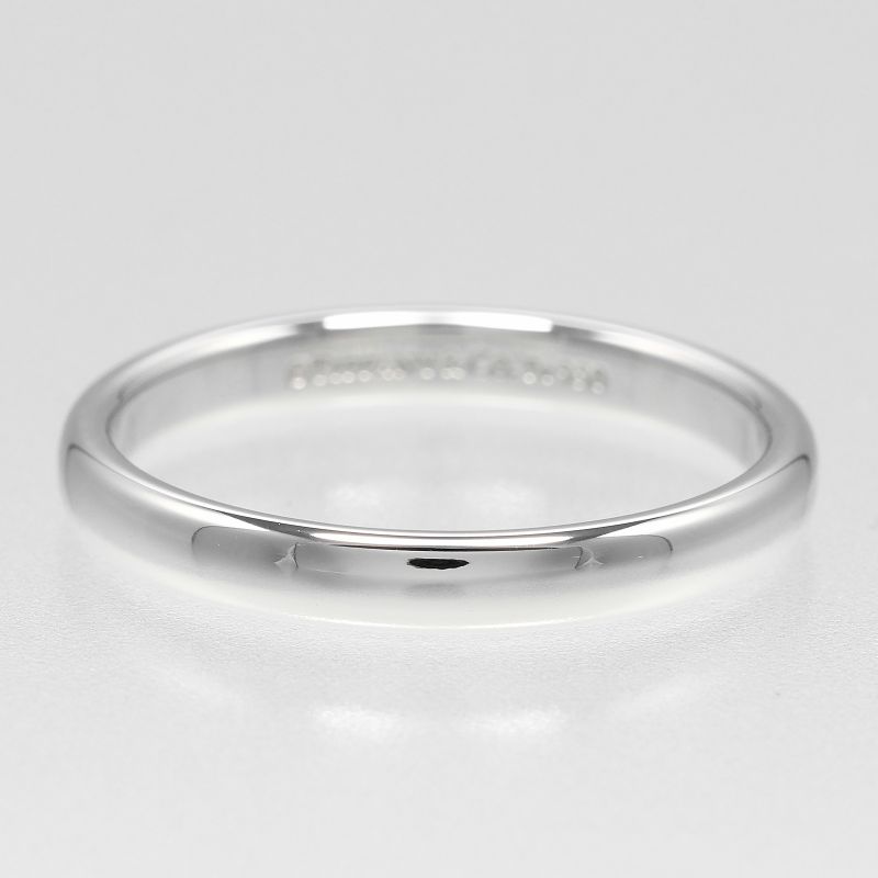 Tiffany & Co Forever Wedding Classic Band 3mm (0.12in) Model Pt950platinum #18