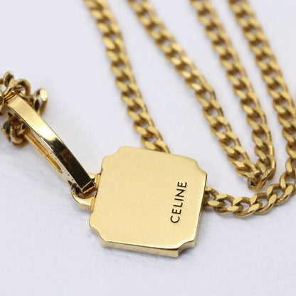 Celine Separable Triomphe Plate Necklace Box 24-1406