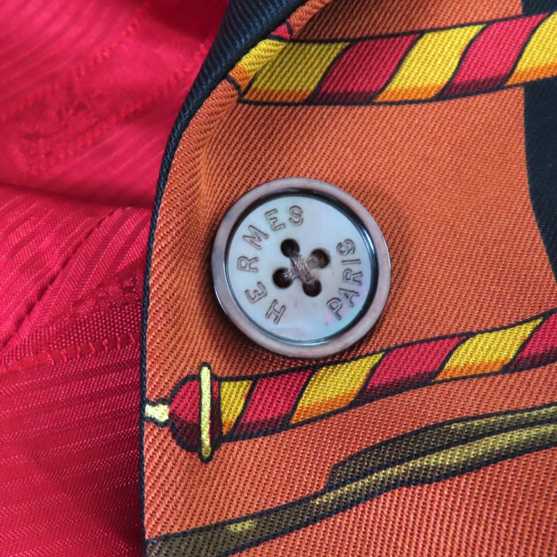 Hermes Vintage LE Carnaval DE Venise Carnival Of Venice 100% Silk Tailored