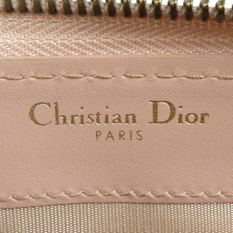 Christian DIOR Round Zipper Long Wallet