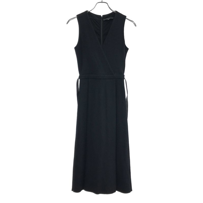 Gucci Sleeveless Wool Belted Dress Black XS