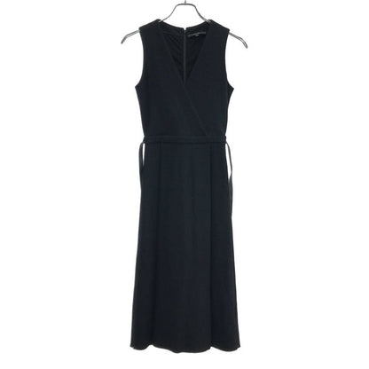 Gucci Sleeveless Wool Belted Dress Black XS