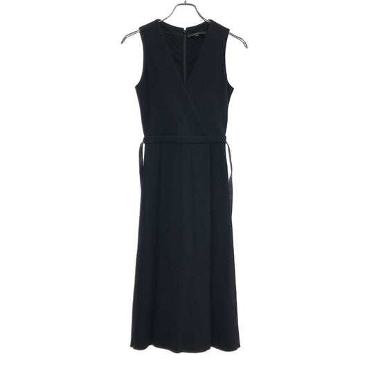 Gucci Sleeveless Wool Belted Dress Black XS