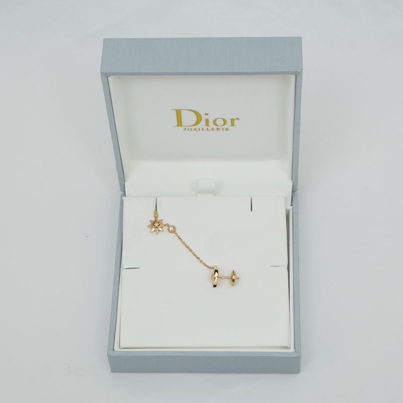 Dior Etoile Des Vins Single Earrings Jrdv95259 18K Pink Gold Diamond