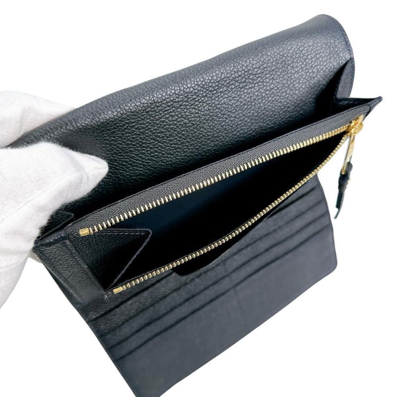 Louis Vuitton M60258 Monogram And Empreinte Leather Trifold Portefeuille