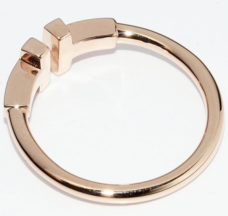 Tiffany & Co Rings 18K Pink Gold T-wire Ring
