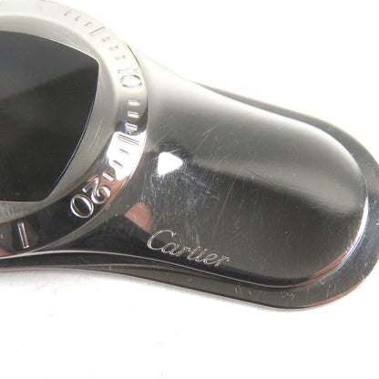 Cartier Pasha Sea Timer Stainless Steel Onyx Logo Engraved