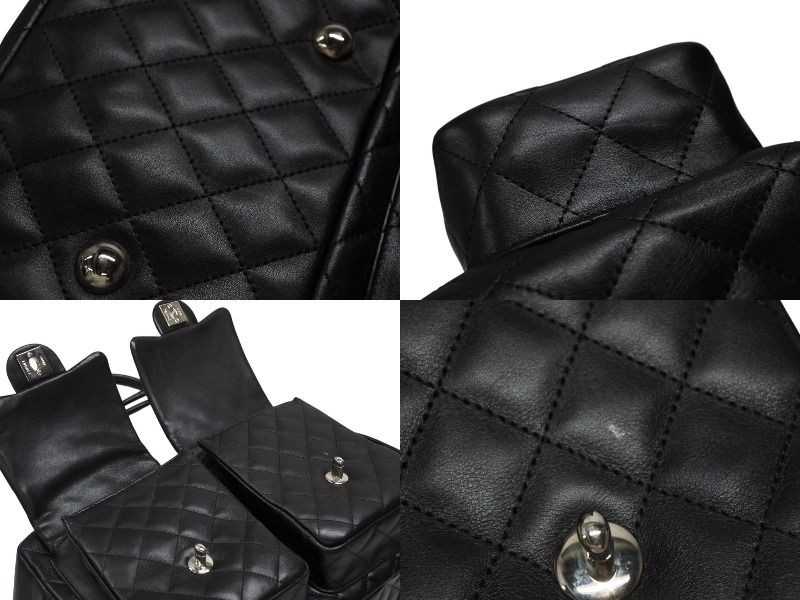 Chanel Cambon Line Multi Pocket Boston Bag Calfskin Black Pink — view 8
