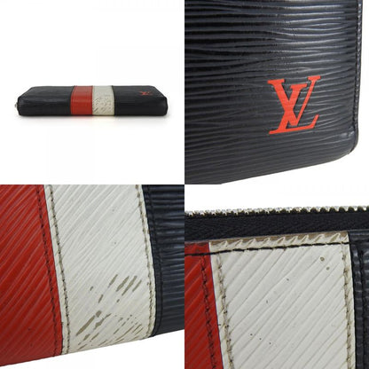 Louis Vuitton Long Wallet Zippy Wallet M62983 Epi Leather Black Red White