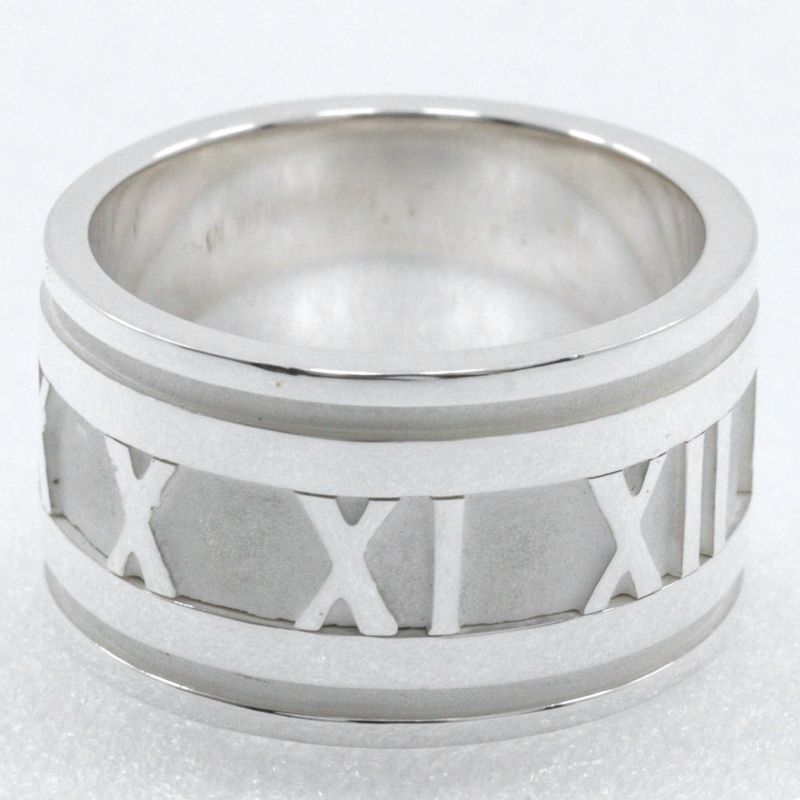 Tiffany & Co Atlas Wide Silver 925 Size 12 Ladies 9g Ring