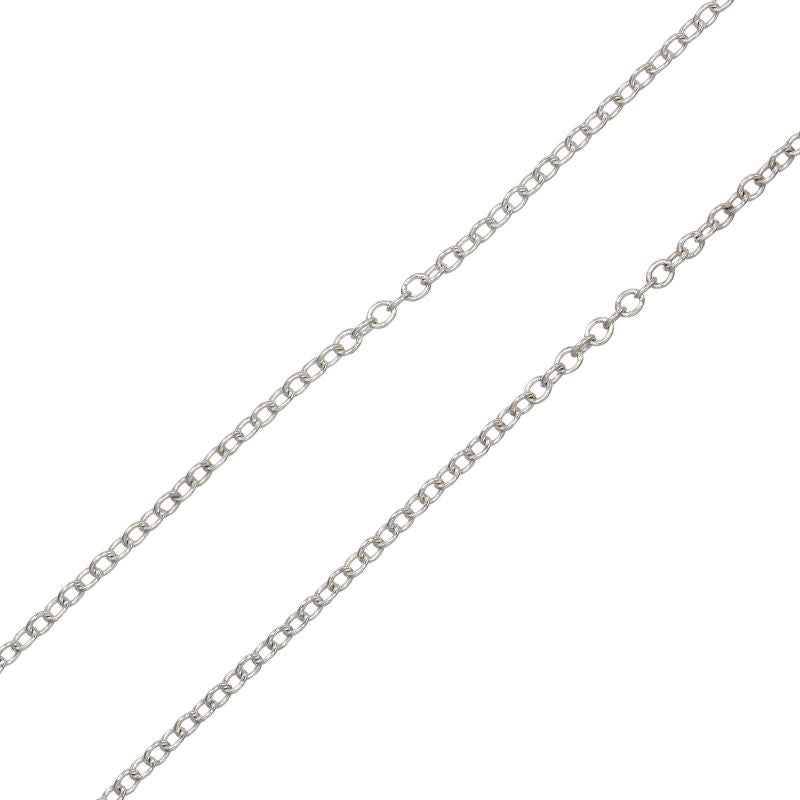 Tiffany & Co Double Open Heart 11mm (0.43in) & 7mm (0.28in) Silver 925 X 18K