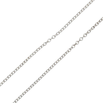 Tiffany & Co Double Open Heart 11mm (0.43in) & 7mm (0.28in) Silver 925 X 18K